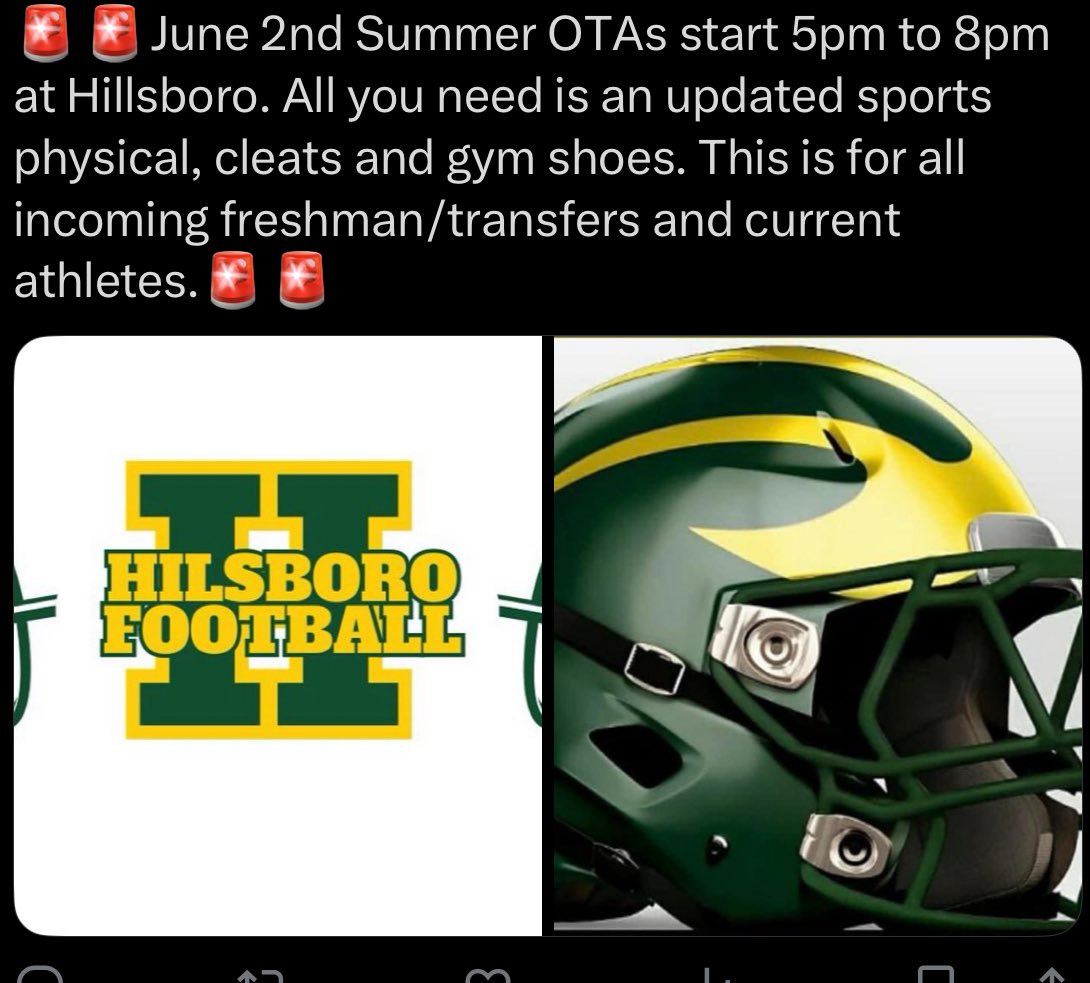 Hillsboro Way!🔰🔰🏈
Out South!