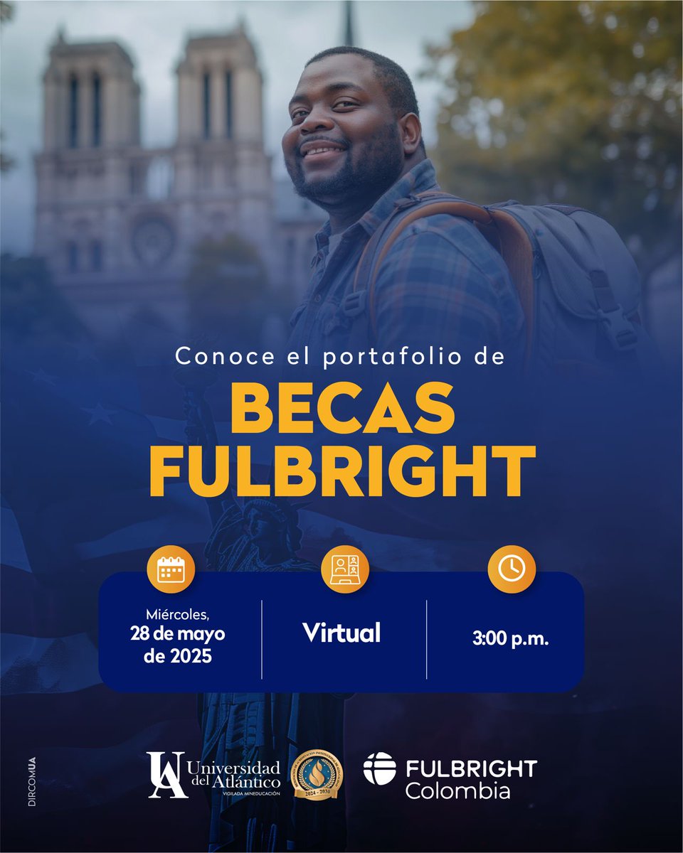 🎓 ¿Quieres estudiar en EE. UU. con una beca completa?
¡Esta es tu oportunidad! 🌟

Conoce el portafolio de Becas Fulbright y entérate de cómo acceder a una de las oportunidades académicas más prestigiosas del mundo. 🇺🇸📚

🗓️ Fecha: 28 de mayo de 2025
🕒 Hora: 3:00 p.m.
💻
