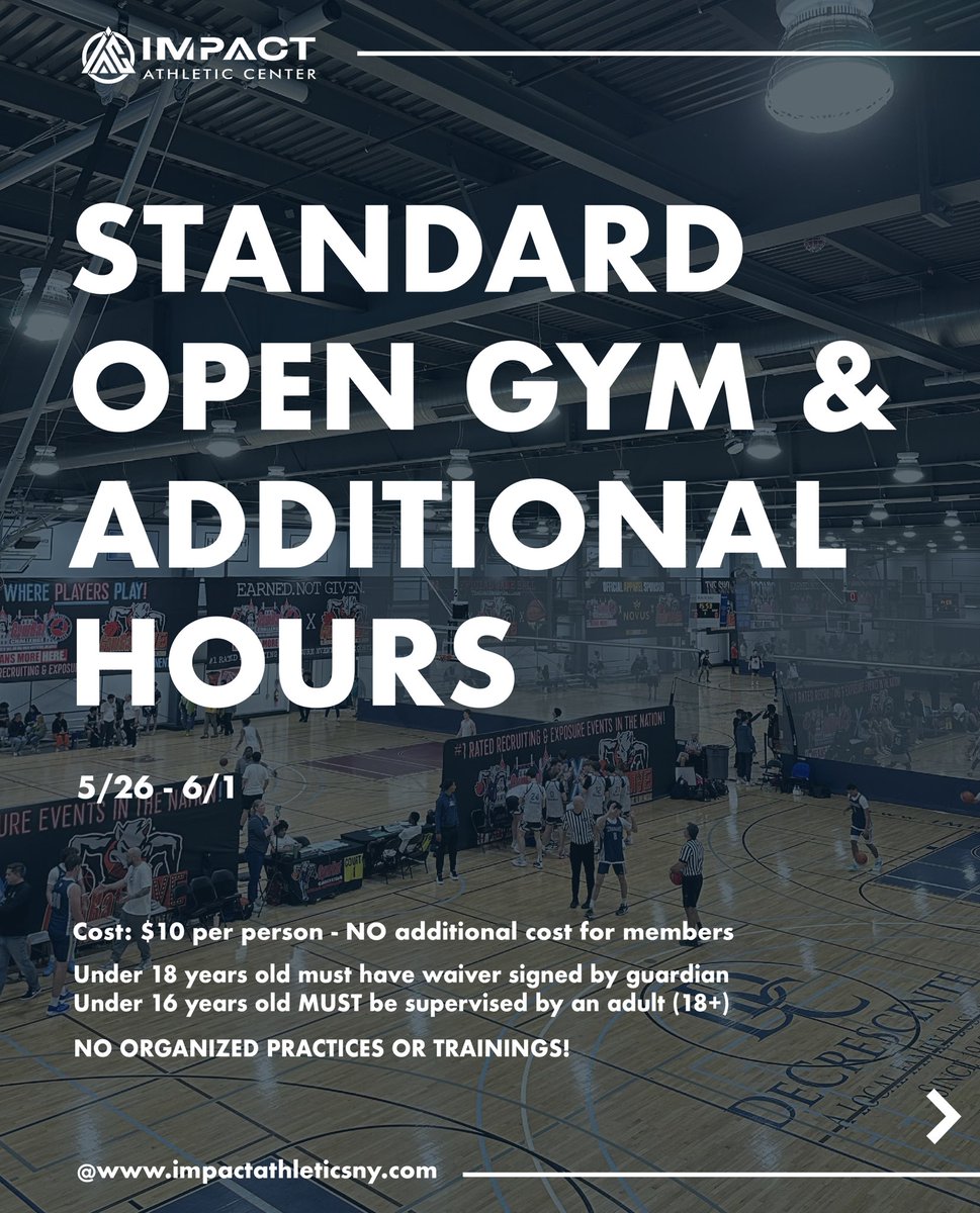 Impact Athletic Center NY tweet media