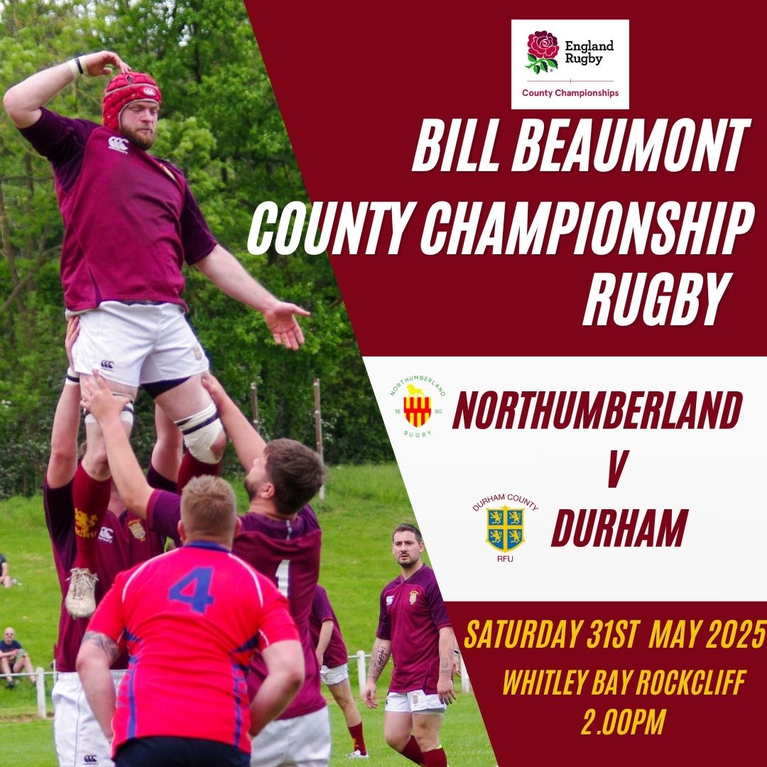 Durham County RFU (@durhamrfu) on Twitter photo Our County Men's team are in action again on Saturday! This time a quick trip across the Tyne to our neighbours @northumberlandrugby. The match is taking place at Whitley Bay <a href="/rockcliffrfc/">Whitley Bay Rockcliff RFC</a> 2.00pm kick off. If U can brave the <a href="/tyne_tunnels/">Tyne Tunnels</a> traffic, get over and support the team. Our County Men's team are in action again on Saturday! This time a quick trip across the Tyne to our neighbours @northumberlandrugby. The match is taking place at Whitley Bay <a href="/rockcliffrfc/">Whitley Bay Rockcliff RFC</a> 2.00pm kick off. If U can brave the <a href="/tyne_tunnels/">Tyne Tunnels</a> traffic, get over and support the team.
