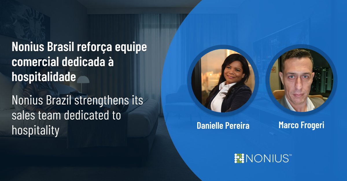 [PT] Temos novidades na equipe Nonius Brasil! 🇧🇷
Bem-vindo ao time, Marco! 

[EN] Nonius Brazil strengthens its sales team dedicated to hospitality! 🇧🇷
 Welcome to the team, Marco!

#Nonius #HospitalityTechnology #Team