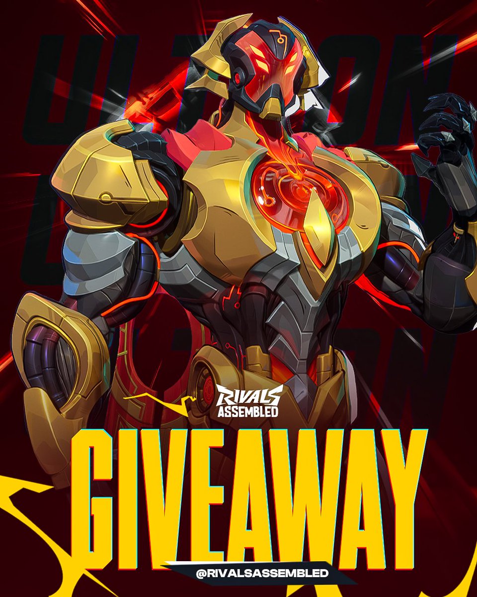 Marvel Rivals Intel (@rivalsassembled) on Twitter photo ‼️ULTRON "X-TRON" GIVEAWAY
Giving away the NEW X-TRON SKIN to 3 People:
👍Like + Retweet
🏃♂️Follow <a href="/RivalsAssembled/">Marvel Rivals Intel</a> + <a href="/FragPunkers/">FragPunk Intel</a>
📅Ends May 31 ‼️ULTRON "X-TRON" GIVEAWAY
Giving away the NEW X-TRON SKIN to 3 People:
👍Like + Retweet
🏃♂️Follow <a href="/RivalsAssembled/">Marvel Rivals Intel</a> + <a href="/FragPunkers/">FragPunk Intel</a>
📅Ends May 31