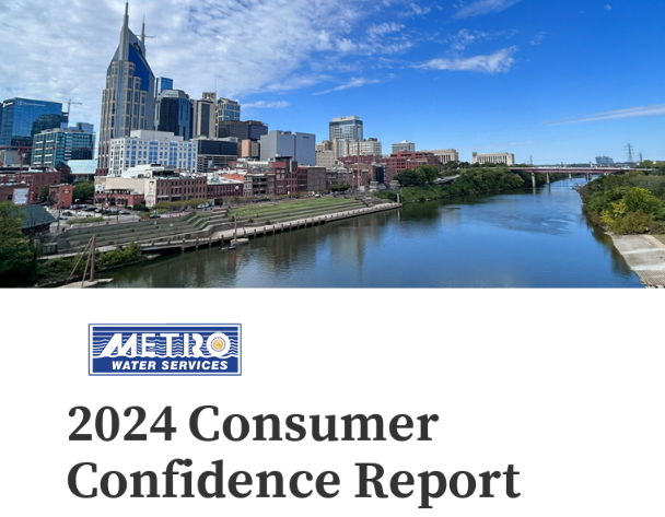 Metro Water Services has released their 2024 Consumer Confidence Report. The report explains explains how they are going above and beyond to provide Nashville with safe and high-quality drinking water.

View the full report here: loom.ly/a02rac4