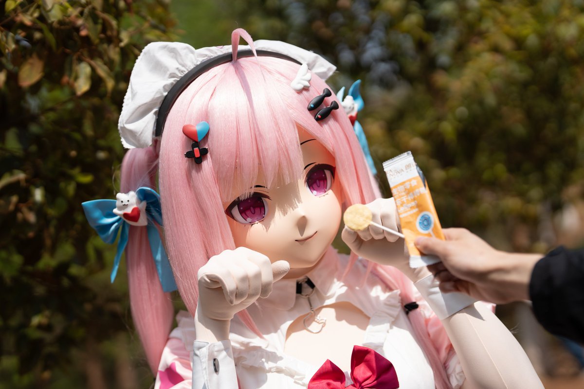 ⁔.  ̫ .⁔ٛ ٍ 
🎭：<a href="/haagaau_GF/">Kigurumi虾饺工房</a> 

#さくなあーと #結城さくな #着ぐるみ #kigurumi #vtuber #虾饺工房创作计划