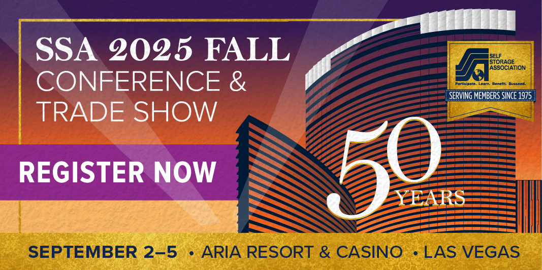 SelfStorageAssn's tweet photo. The room block is filling up and the exhibit hall is sold out. Make sure you're registered for our biggest SSA Fall Conference &amp; Trade Show yet.
https://t.co/OiDn3t6a2a

#selfstorageindustry #SSA50 #privateconcert #allegiantfield #newvenue #AriaResort https://t.co/57c8gxoWWq