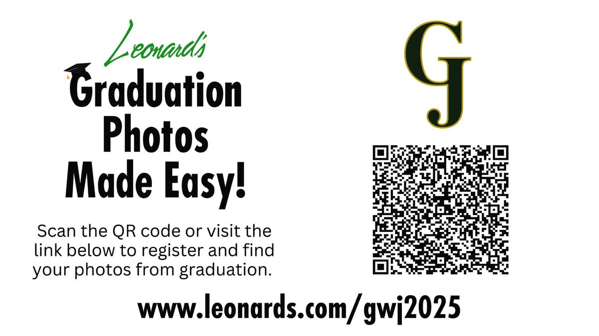 Please see the attached image for information on how to access the pictures from our Graduation ceremony for the Class of 2025!