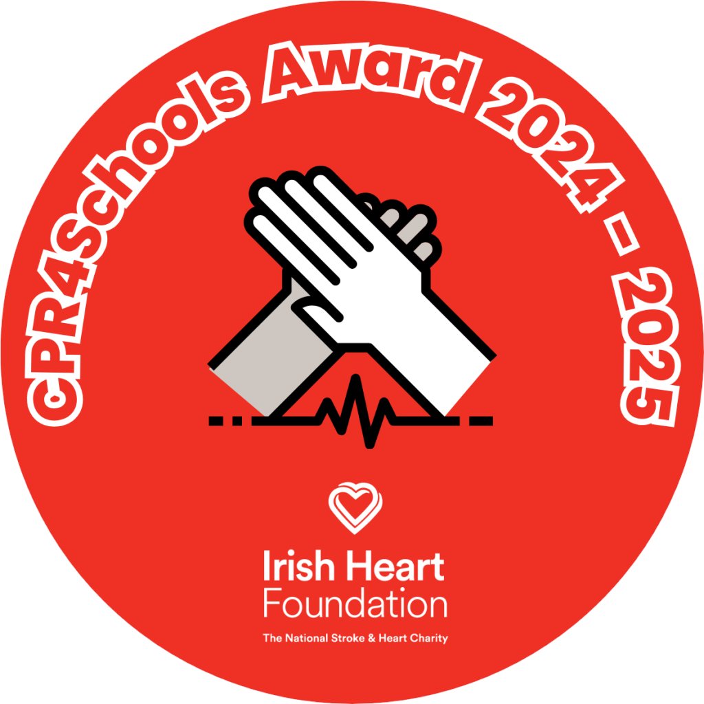 CNC Kilcormac has been honoured with the national CPR for Schools Award, recognising its outstanding commitment to lifesaving education and training.