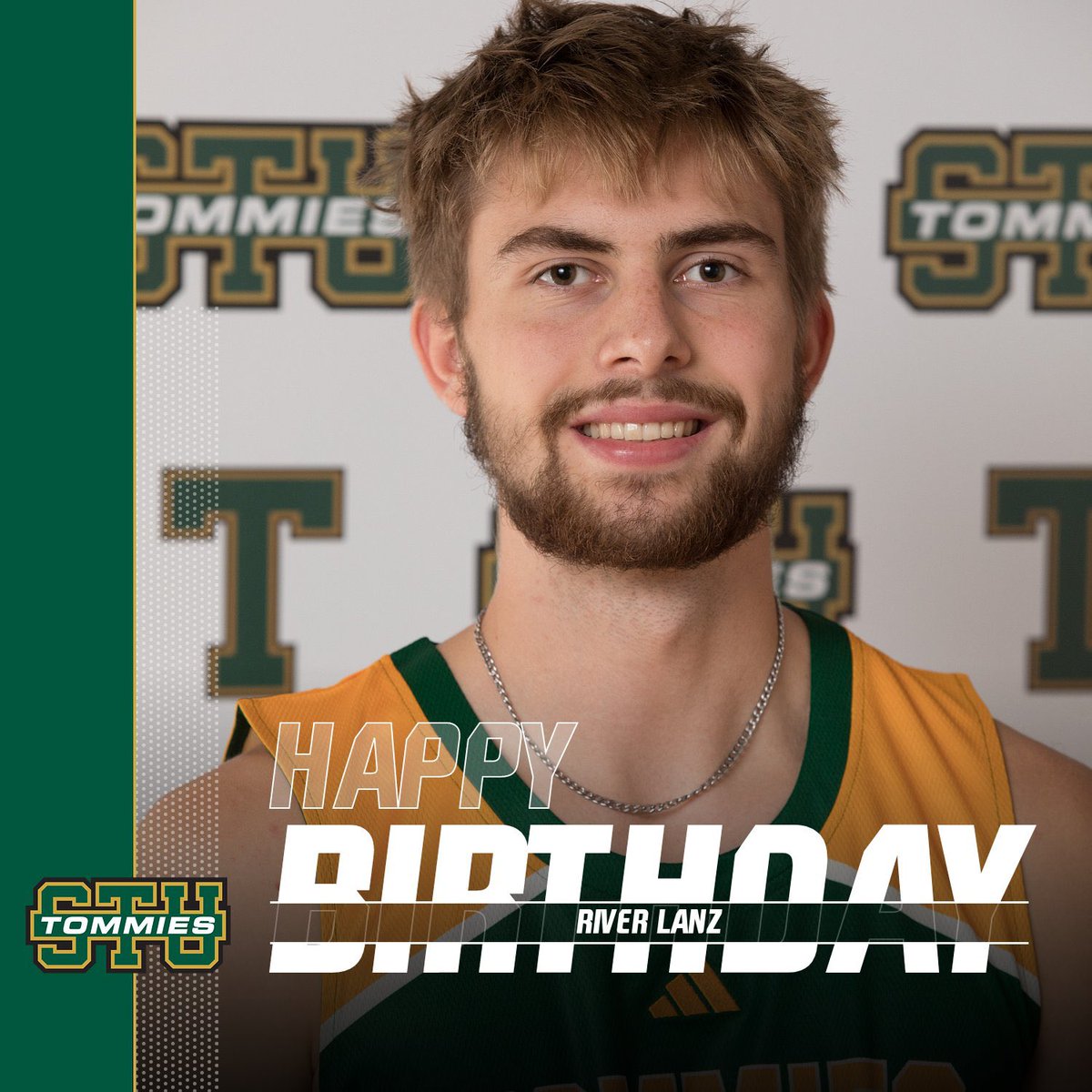 STU Men’s Basketball (@stumensbball) on Twitter photo Happy birthday to our Most Improved Player Award recipient, River Lanz!
<a href="/TommiesSTU/">STU Tommies</a>
#gotommiesgo Happy birthday to our Most Improved Player Award recipient, River Lanz!
<a href="/TommiesSTU/">STU Tommies</a>
#gotommiesgo