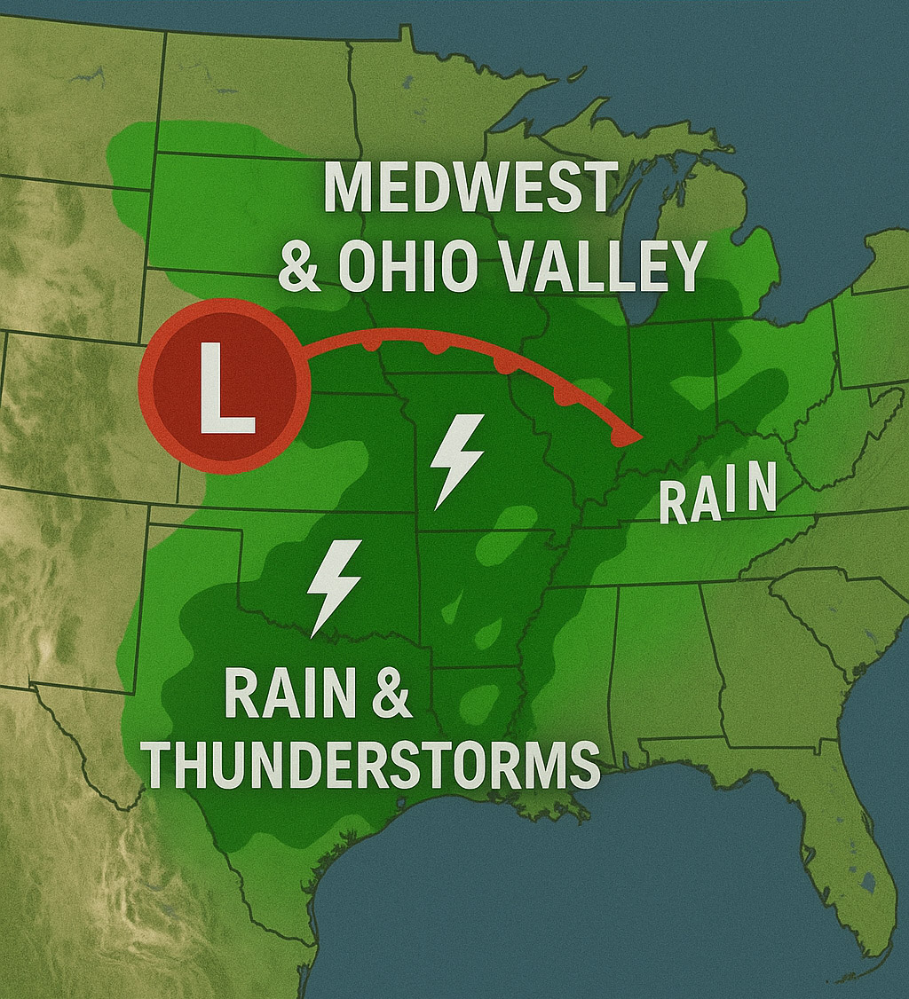 NatRoofPartners's tweet photo. ⛈️ Stormy Wk Ahead for the South &amp; Midwest! 🌪️
Daily storms in #Dallas #Houston #SanAntonio #LittleRock &amp; #Atlanta bring damaging #winds, #hail &amp; #flooding through midweek.

Don’t wait for leaks! Our 24/7 Custo Service Team is ready before, during &amp; after the storm.
866-537-6034 https://t.co/e6IZJuGj4f