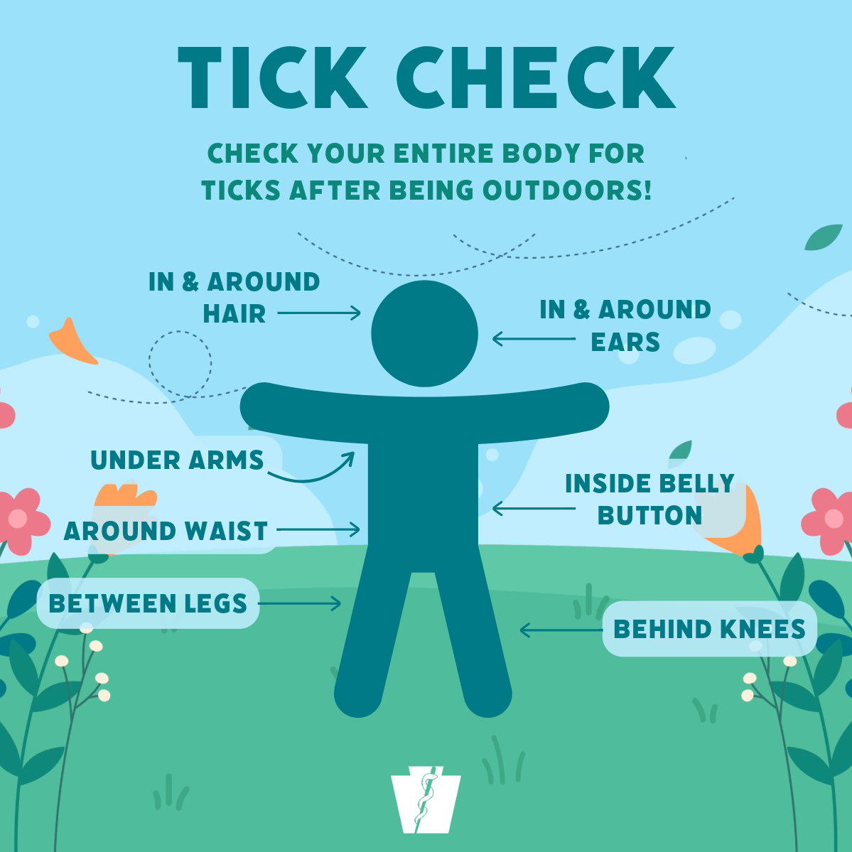 It’s tick season. We’re lucky to have verdant lawns, parks, trails, and green spaces. But as I learned firsthand last year—and still bear the scars—these areas also include grass, brush and woods where ticks reside. Here are some tips from <a href="/PAHealthDept/">PA Department of Health</a> for tick prevention.