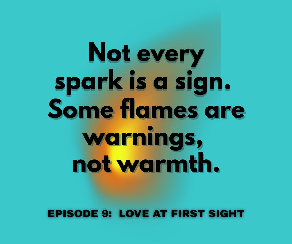 thedebbiegill's tweet image. 🔥 Not every spark is a sign.
Some flames are warnings, not warmth.
🎧 Episode 9: Love at First Sight drops Thursday at 10 AM.
Listen on Podbean:  gowithinspiritualcoaching.podbean.com  
#FromTheShadowToTheLight #PodcastEpisode9 #ShadowWork #EmotionalHealing #RecoveryJourney