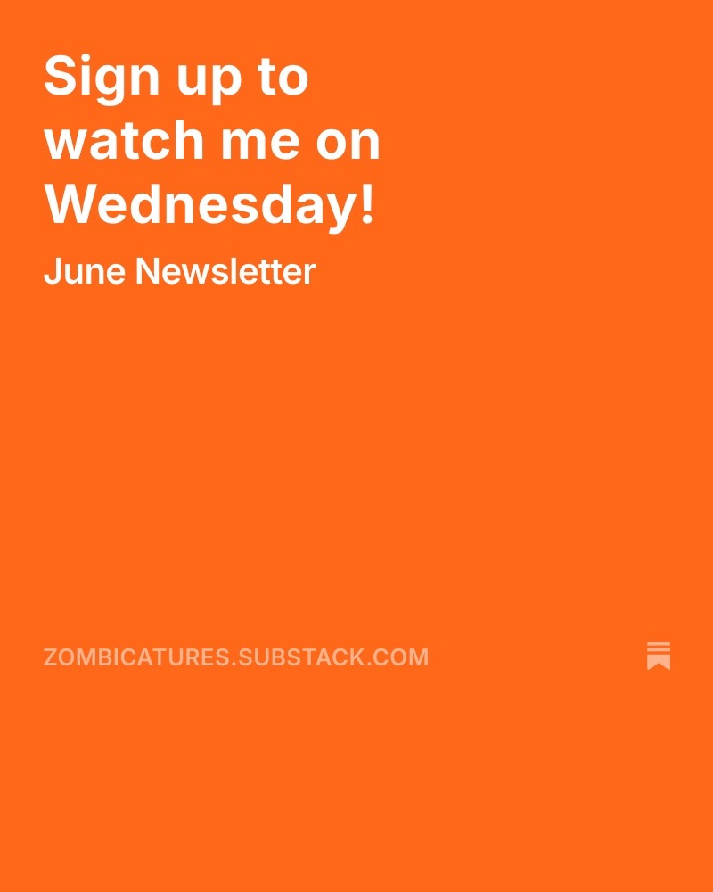 Find out about my S&amp;S Fall Showcase live cast tomorrow in my latest newsletter! open.substack.com/pub/zombicatur…
#kidlit #caricatures