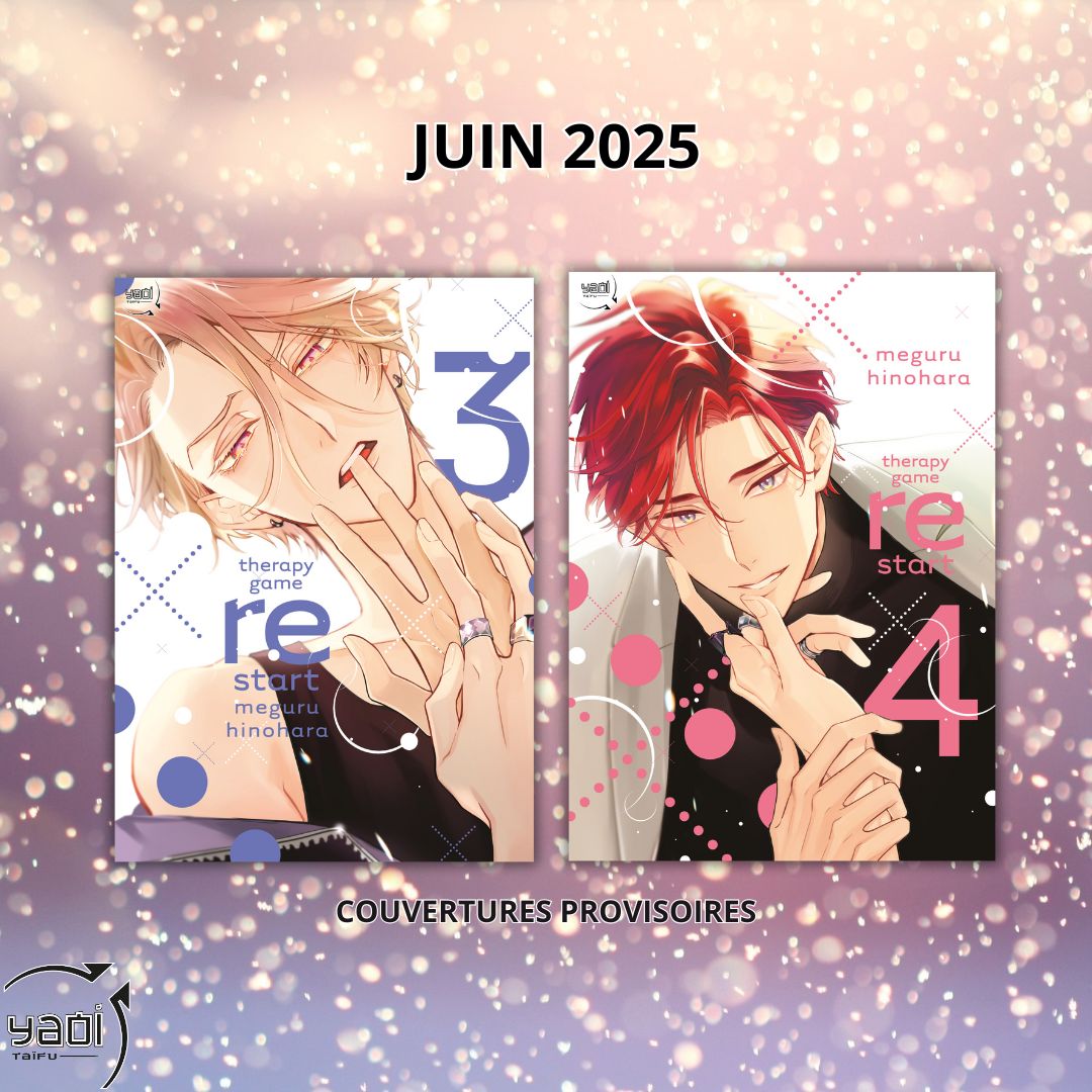 Therapy Game Restart fera son retour avec les tomes 3 et 4 en juin !  

Vous avez hâte de retrouver nos chers Minato et Shizuma ? 🤩