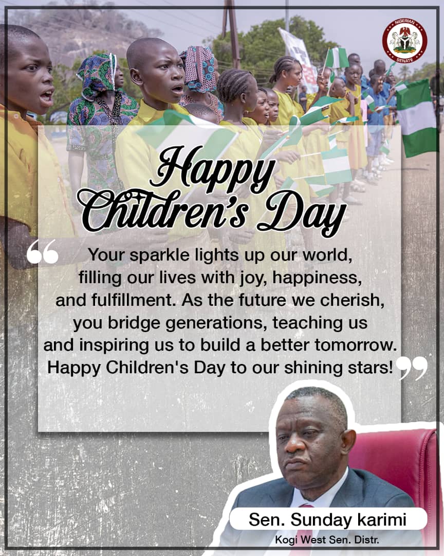 SundayKarimi's tweet image. "Your sparkle lights up our world, filling our lives with joy, happiness, and fulfilment. As the future we cherish, you bridge generations, teaching us and inspiring us to build a better tomorrow. Happy Children's Day to our shining stars!"
#Happychildrenday