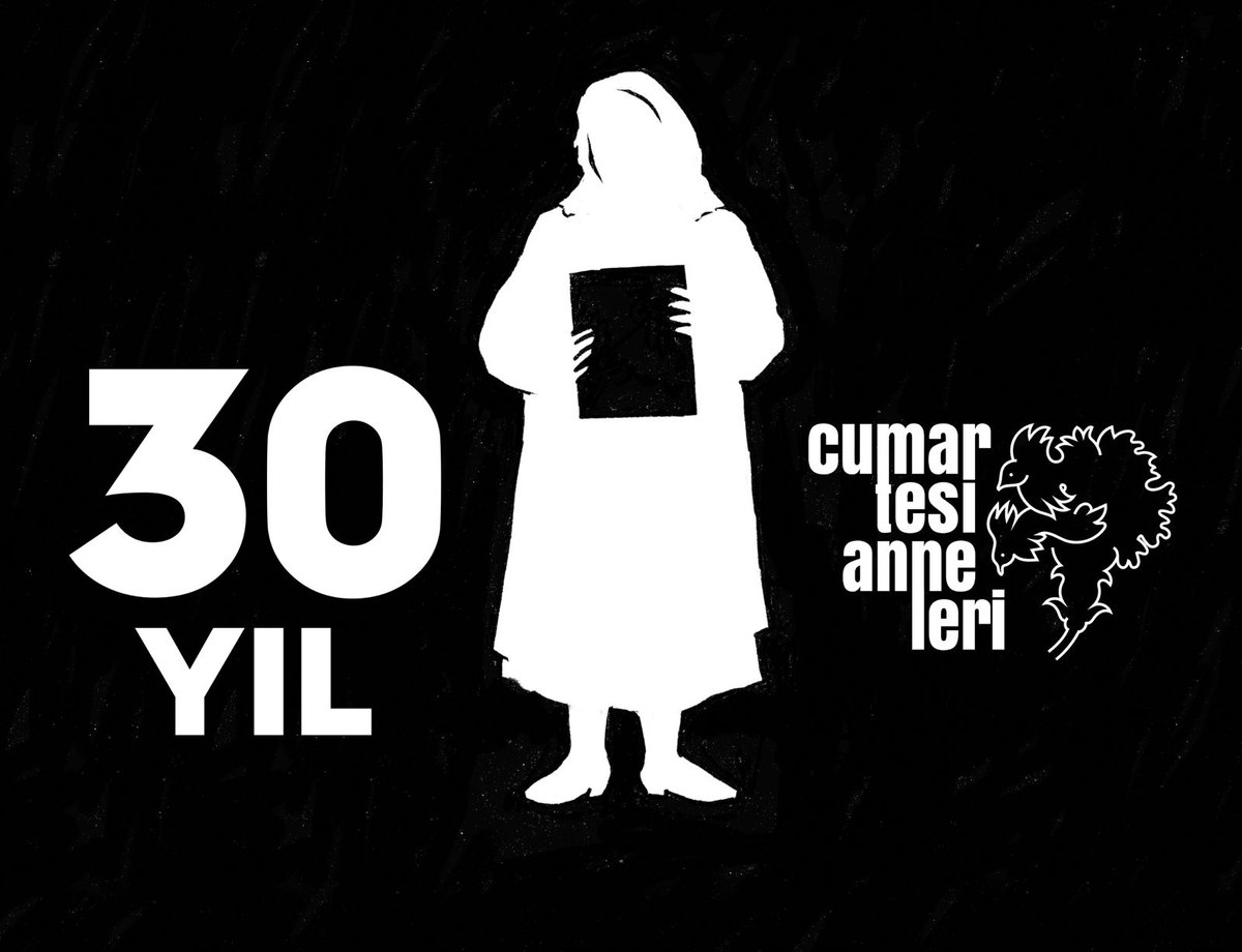 Bugün, Cumartesi Anneleri'nin;
•⁠  ⁠Gözaltında Kayıplar son bulsun,
•⁠  ⁠Gözaltında kaybedenler yargılansın
diyerek Galatasaray Meydanı’nda başlattığı mücadelenin 30. yılı ! 

🌹#CumartesiAnneleri30Yıl