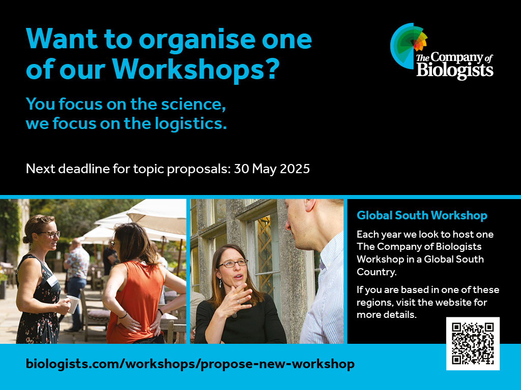 Last few days to submit your Workshop idea for our 2027 programme.  Send us your proposal by 30 May biologists.com/workshops/prop…
#BiologistsWorkshops