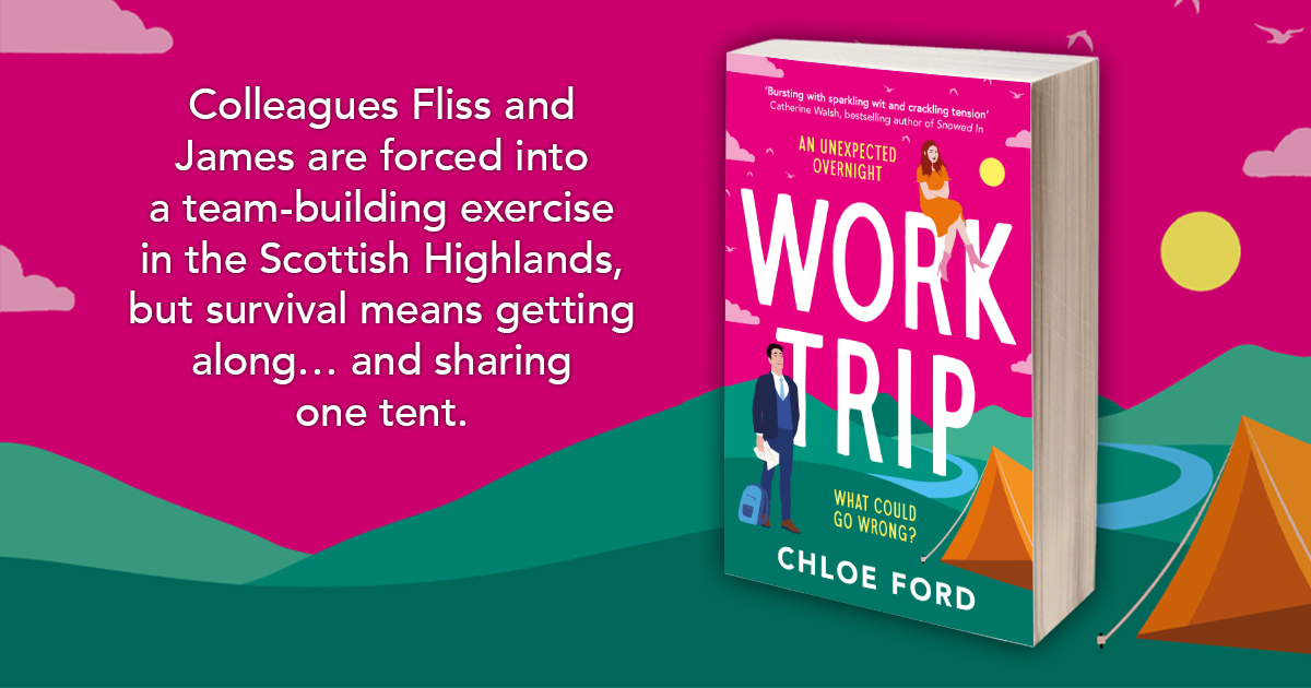 'Bursting with sparkling wit and crackling tension, readers will fall head over heels for Chloe Ford's debut' - Catherine Walsh
#WorkTrip is currently £5.50 in paperback! amzn.eu/d/6ZGnYLX