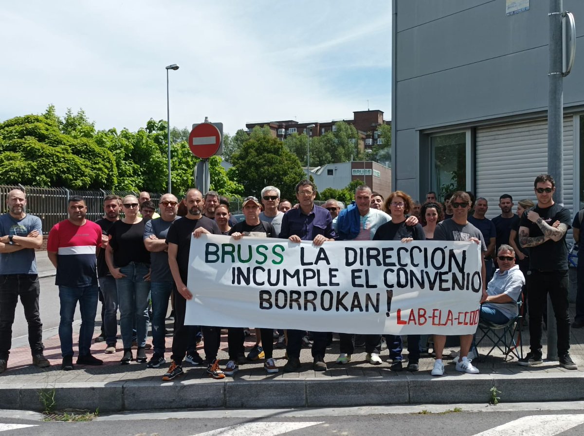 🔴Bruss borrokan🔴
▪️Frente a los retrocesos, dobles escalas salariales y categorías inventadas...
▪️Convenio digno ya!!
✊🏼Hitzarmen duina orain!!
#Actuarparaavanzar