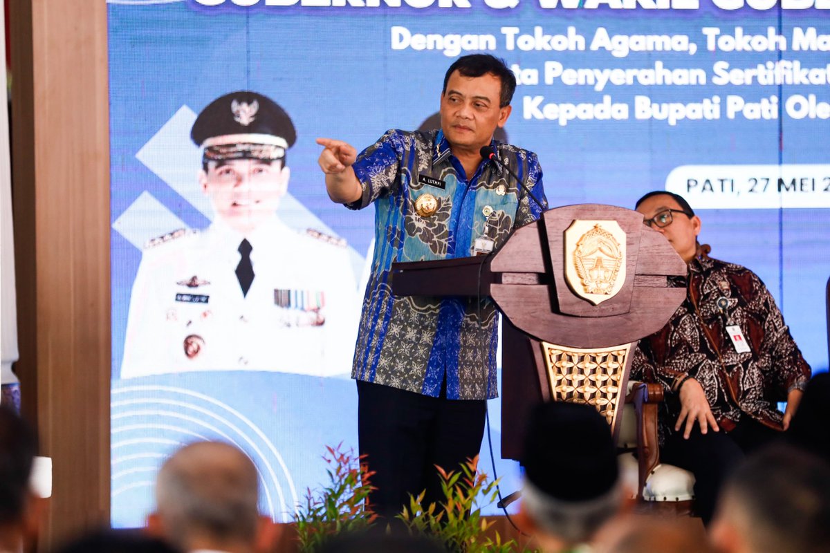 Intervensi Pembangunan di Pati, Ahmad Luthfi Salurkan Bantuan Keuangan Rp316,1 Miliar - 
#JatengGayeng
 jatengprov.go.id/publik/interve…