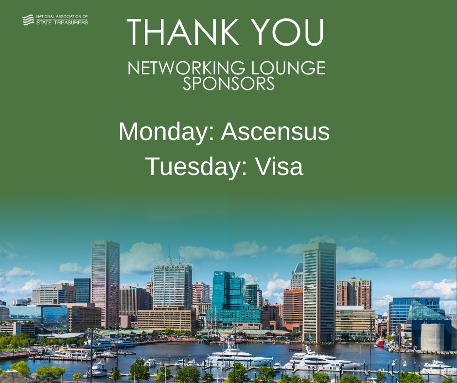 Our attendees have a space to grab a snack and mingle with colleagues in the Networking Lounge thanks to the following sponsors: <a href="/AscensusInc/">Ascensus</a> and <a href="/Visa/">Visa</a>.