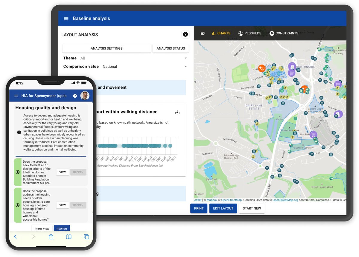 PlaceChangers's tweet image. 🚀 Check out the Health Impact tool, helping you generate evidence, align with public health goals, and complete HIAs fast and consistently. See more and arrange a test project here:
placechangers.co.uk/products/healt…
#EfficientPlanning #HealthyDesign #ukhousing