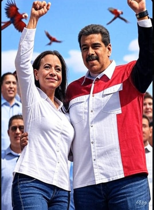 Hay que entender es que a MCM no le interesa que el gobierno pierda espacios de poder, para nada. Lo único que ella quiere es ganar ella. Pero si los espacios de poder los puede ganar cualquier otra persona de la oposición, ella prefiere que se los quede Maduro #LaMejorAliada