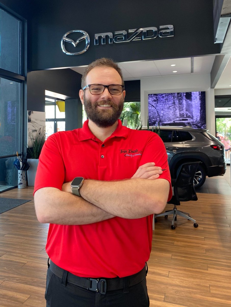 MazdaCity's tweet photo. Meet Jacob! π
He's an Orange Park native & the newest addition to our team at Mazda City. He's the proud owner of a 2019 Mazda 3 (which he bought from Mazda City!), and ready to help you find your dream car!
#MazdaCity #OrangePark #MeetTheTeam #TomBush #Mazda #Miata #NewCar https://t.co/wfmpLtodDz