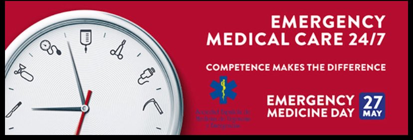 Hoy celebramos el día mundial de la Medicina de Urgencias y Emergencias.
Ganas de ver la 1ª promoción de MIR Urgencias!
Y por supuesto, ojalá pronto veamos reconocida la Especialidad de Enfermería de urgencias y emergencias!
Feliz día Urgenciolog@s!
#SEMES #emergencymedicineday