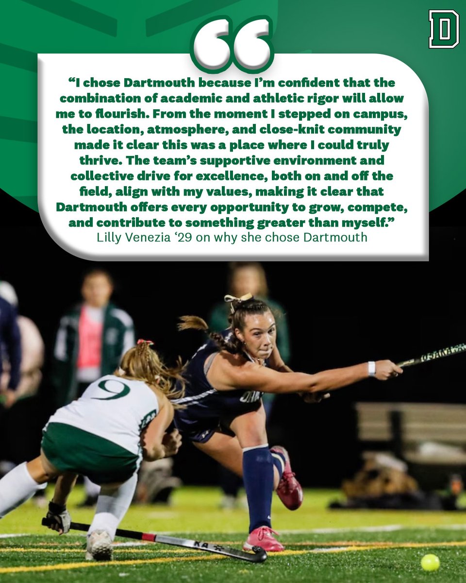 Back to New Jersey for today's incoming first year! Please welcome Lilly Venezia to DFH 🎉

#GoBigGreen | #TheWoods🌲
