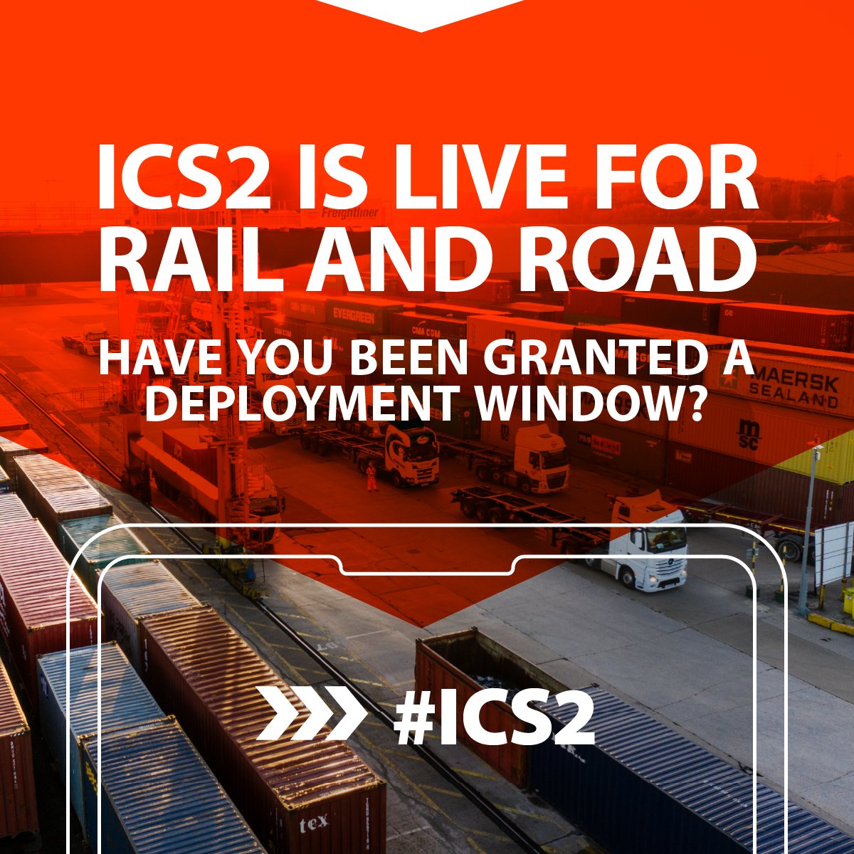 The EU's Import Control System 2 #ICS2 is now live for all transport modes, including rail and road carriers.

🚚🚆If you’ve requested a deployment window, get your IT and business processes ready by the date set by your Member State.

📄Learn more👉europa.eu/!QMwxYf