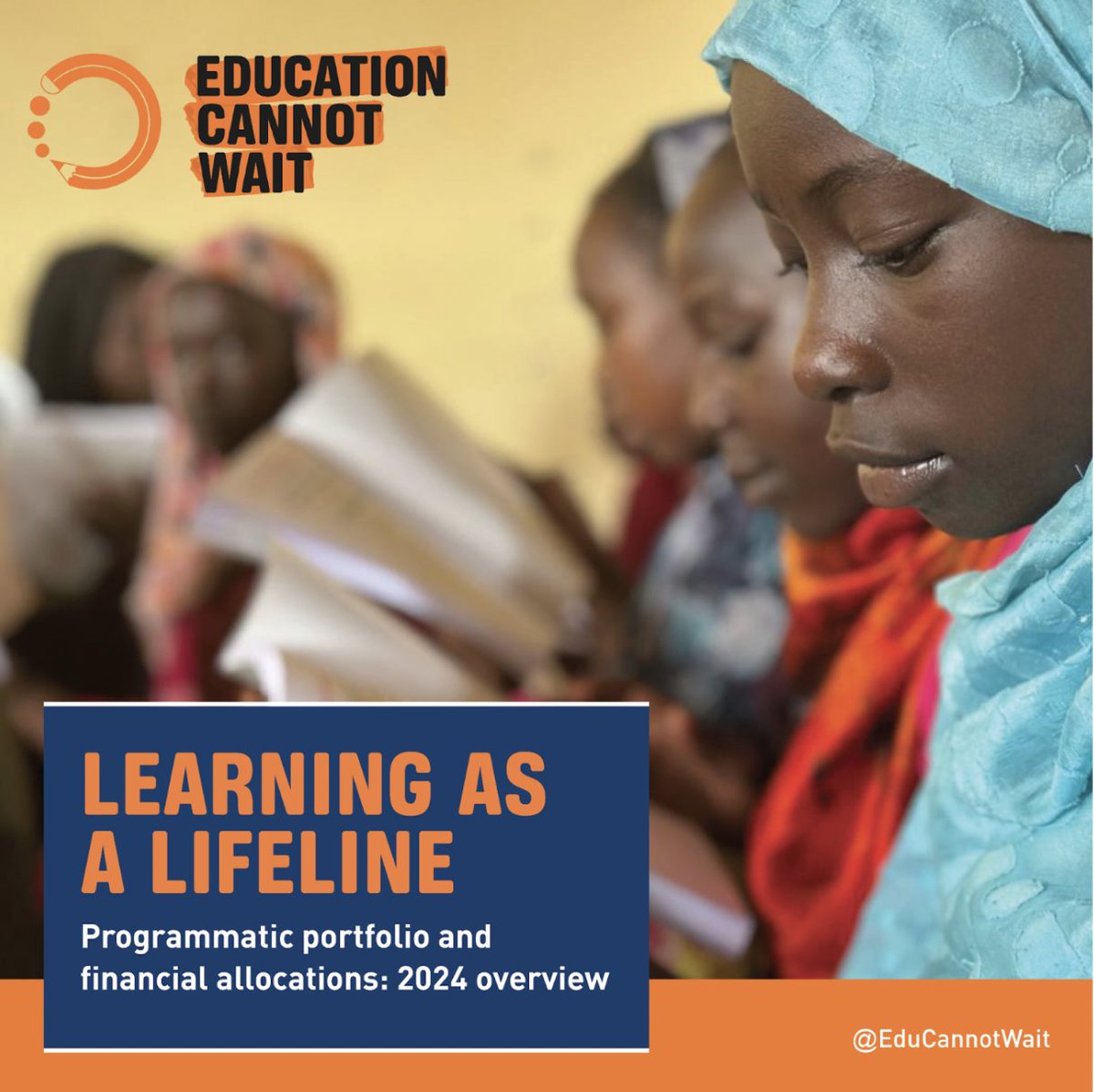Education Cannot Wait (@educannotwait) on Twitter photo 🆕<a href="/EduCannotWait/">Education Cannot Wait</a>'s 2024 Programmatic Portfolio & Financial Allocations Overview highlights:
🟠Investments by country, programme modality & type of organization
🟠Financial allocations across programmes
🟠Looking ahead to 2025 & how ECW will enhance quality & impact 🆕<a href="/EduCannotWait/">Education Cannot Wait</a>'s 2024 Programmatic Portfolio & Financial Allocations Overview highlights:
🟠Investments by country, programme modality & type of organization
🟠Financial allocations across programmes
🟠Looking ahead to 2025 & how ECW will enhance quality & impact