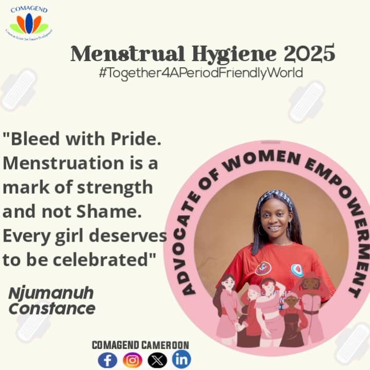 As we approach the #menstrualhygieneday2025, we dedicate this week to celebrating🥳🥳 our #AGYW  for their works in the field towards protecting and promoting the dignity and safety of a #girlchild's
