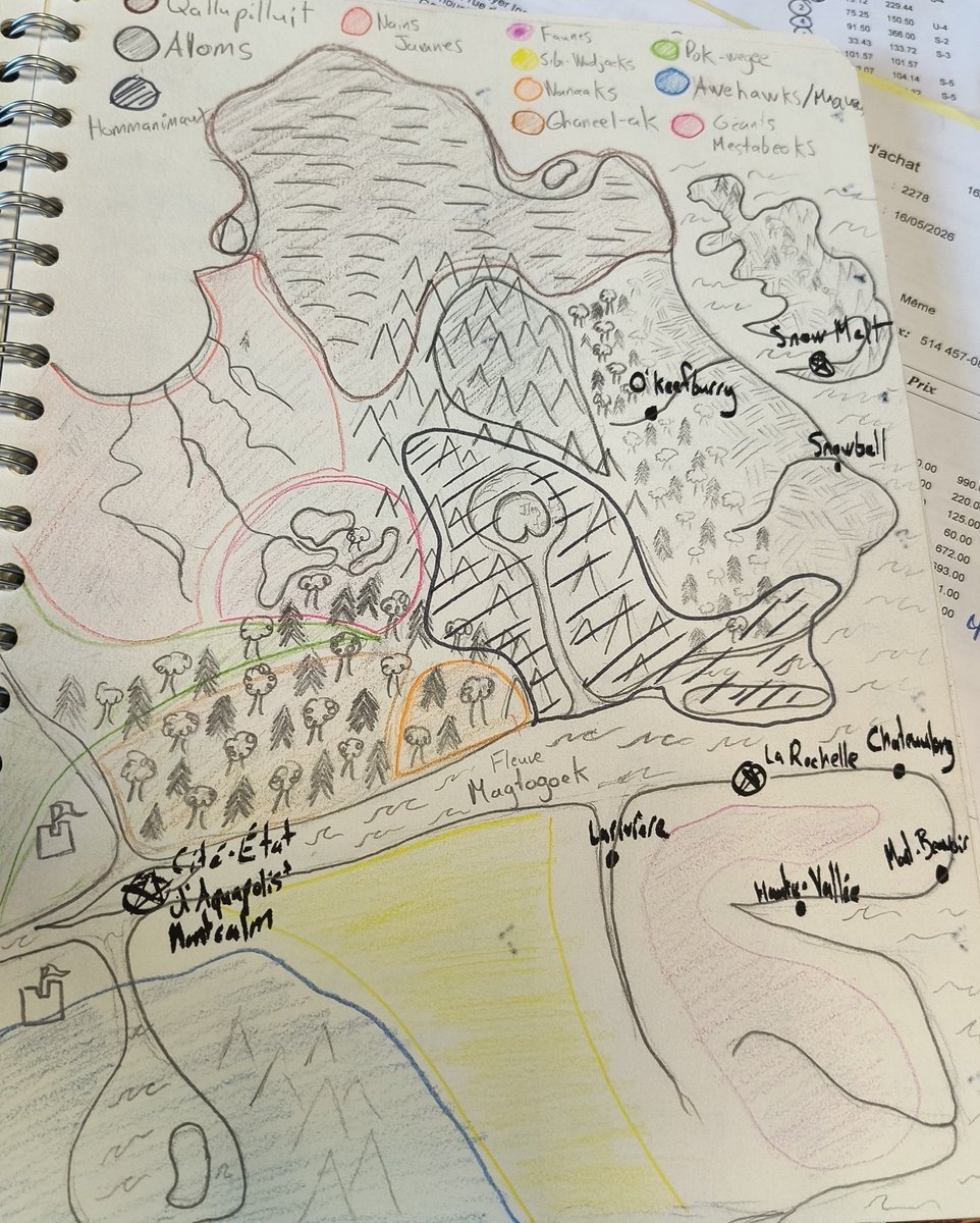 Suis-je le seul qui aime dessiner la carte de son univers encore et encore quand il a du temps à perdre ? 🤣