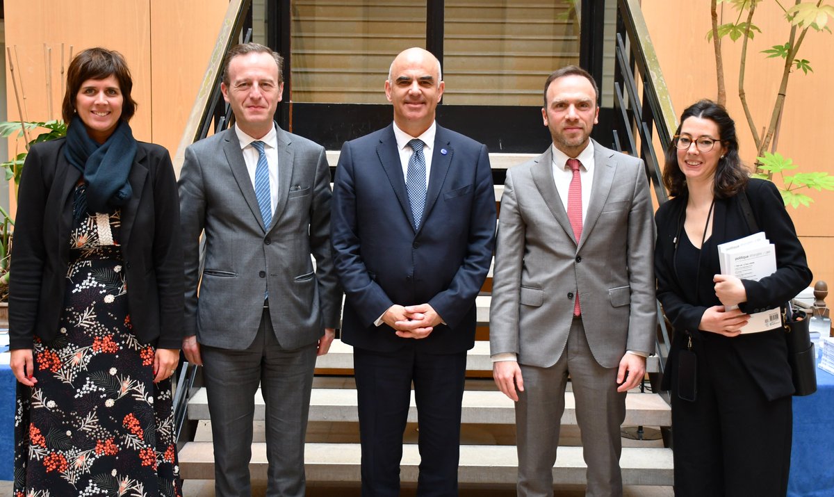 Institut français des relations internationales (@ifri_) on Twitter photo This morning, <a href="/alain_berset/">Alain Berset</a>, Secretary General, <a href="/coe/">Council of Europe</a>, accompanied by <a href="/Ndroeck/">Natacha De Roeck</a> & <a href="/julie_meylan/">JulieMeylan</a>, honored us with a visit at <a href="/IFRI_/">Institut français des relations internationales</a>. They took part in a discussion with <a href="/ThomasGomart/">Thomas Gomart</a> and <a href="/M_Hecker/">M Hecker</a> on three key issues for the European continent: democracy, security, and justice. This morning, <a href="/alain_berset/">Alain Berset</a>, Secretary General, <a href="/coe/">Council of Europe</a>, accompanied by <a href="/Ndroeck/">Natacha De Roeck</a> & <a href="/julie_meylan/">JulieMeylan</a>, honored us with a visit at <a href="/IFRI_/">Institut français des relations internationales</a>. They took part in a discussion with <a href="/ThomasGomart/">Thomas Gomart</a> and <a href="/M_Hecker/">M Hecker</a> on three key issues for the European continent: democracy, security, and justice.