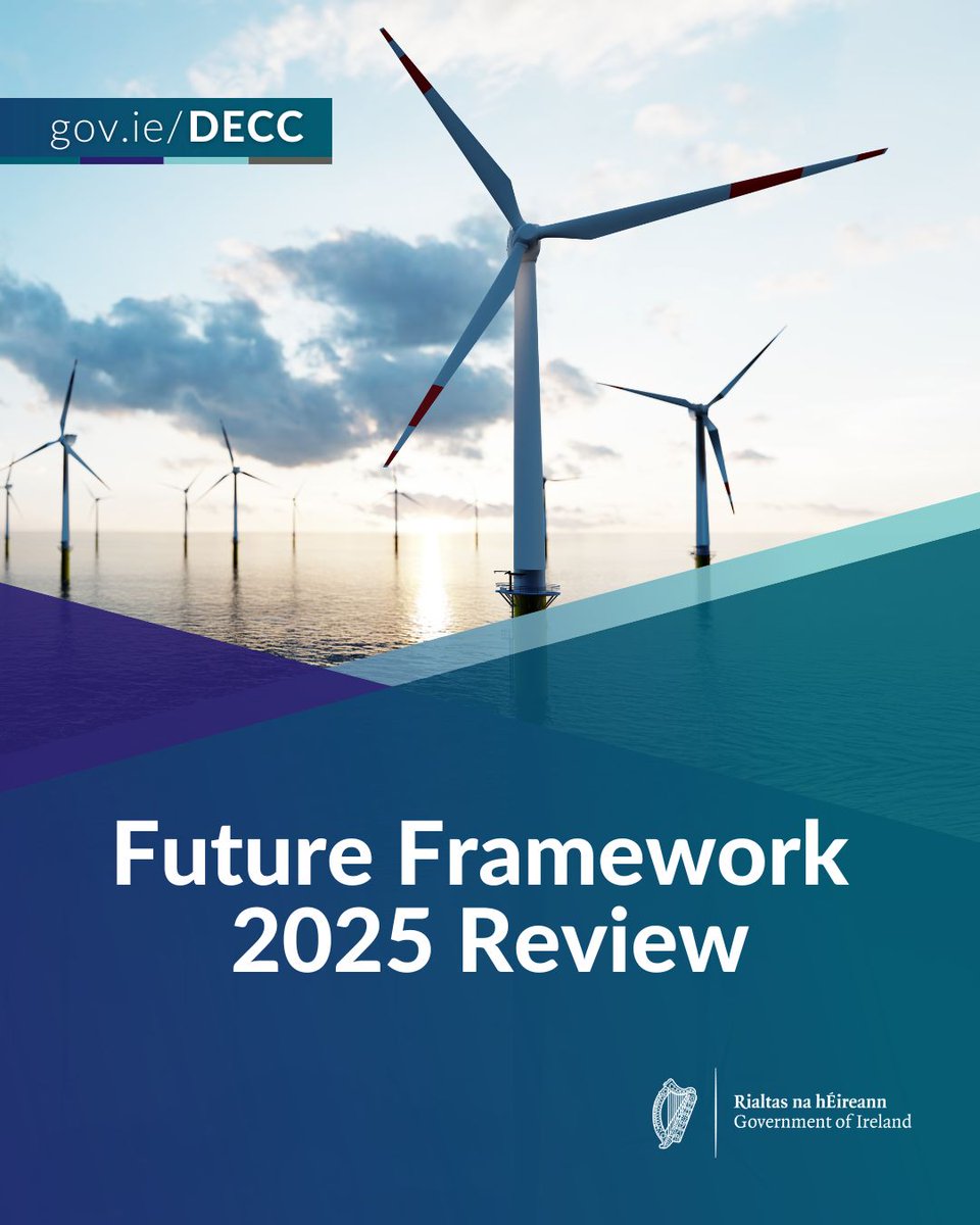 Dept. Environment, Climate and Communications (@dept_ecc) on Twitter photo Minister <a href="/DarraghOBrienTD/">Darragh O'Brien</a> today announced the publication of the Future Framework 2025 Review, which highlights significant milestones in Irelandâs journey towards becoming a global leader in offshore renewable energ
Read more about it here: bit.ly/43eDGcT Minister <a href="/DarraghOBrienTD/">Darragh O'Brien</a> today announced the publication of the Future Framework 2025 Review, which highlights significant milestones in Irelandâs journey towards becoming a global leader in offshore renewable energ
Read more about it here: bit.ly/43eDGcT