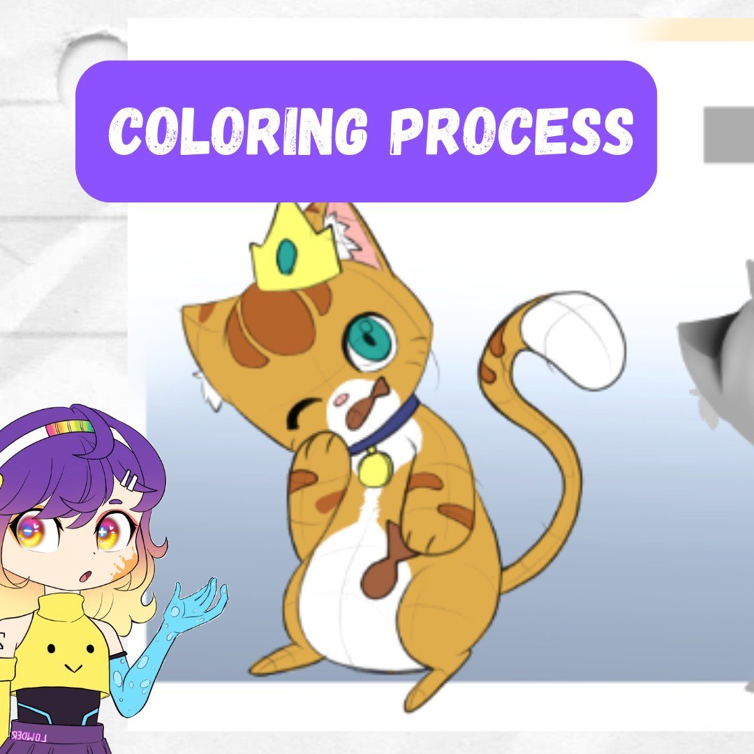 lowder_art's tweet image. Coloring tutorial: grayscale first, color after 🎨
I used value blocks to define form, then layered flat colors for clean, vivid results. A great way to control light and palette 🐱
#DigitalTutorial #ColoringProcess #GrayscaleToColor #FlatColors #CatArt #ArtTips

@Artistreccs