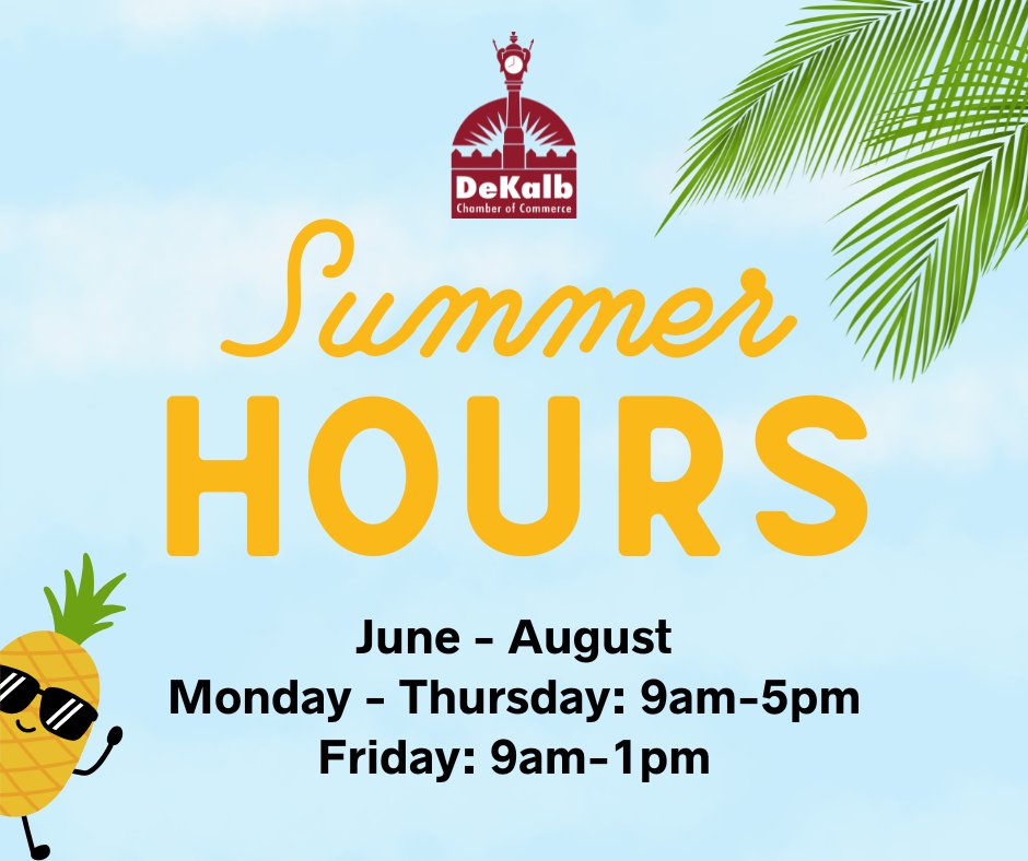 We’re kicking off our summer office hours! From June through August, our hours will be: Monday–Thursday: 9 am–5 pm &amp; Friday: 9 am–1 pm. We hope you soak up every bit of summer sunshine!🌞