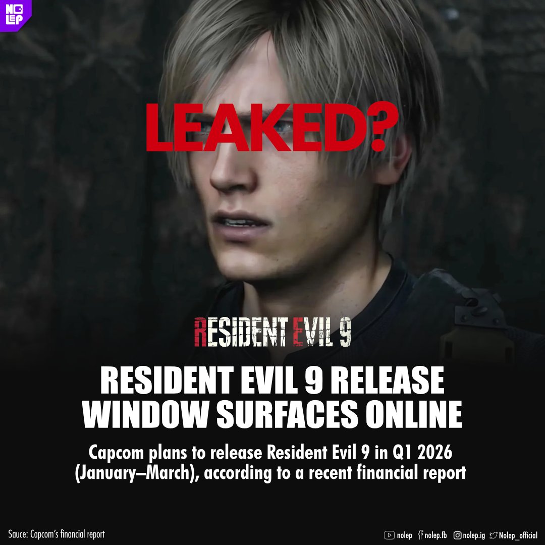 Nolep_official's tweet photo. While the game hasn't been officially revealed, rumors suggest it will feature Leon S. Kennedy and possibly Jill Valentine as playable characters. An announcement might come during  Summer Game Fest in June 2025, aligning with Capcom's pattern of unveiling titles before release. https://t.co/kub5XNd1mN
