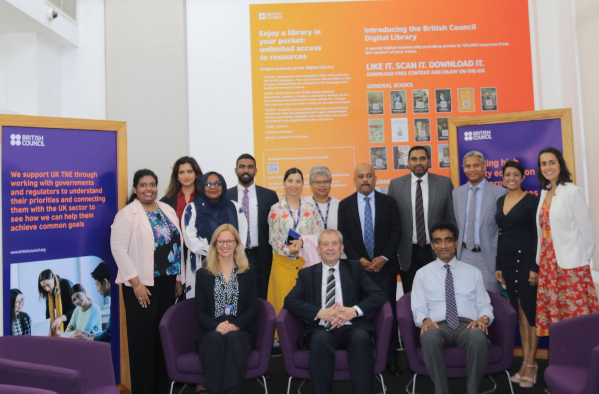 British Council Sri Lanka (@lkbritish) on Twitter photo Lord <a href="/JohnHannett/">Lord John Hannett OBE</a> met TNE providers <a href="/lkBritish/">British Council Sri Lanka</a> to discuss strengthening the Sri Lanka-UK partnership in education and skills. With Pearson, Cambridge, CIMA & CIM, the roundtable explored opportunities for Sri Lankan students thru quality UK provisions. <a href="/UKinSriLanka/">UK in Sri Lanka 🇬🇧🇱🇰</a> #HE Lord <a href="/JohnHannett/">Lord John Hannett OBE</a> met TNE providers <a href="/lkBritish/">British Council Sri Lanka</a> to discuss strengthening the Sri Lanka-UK partnership in education and skills. With Pearson, Cambridge, CIMA & CIM, the roundtable explored opportunities for Sri Lankan students thru quality UK provisions. <a href="/UKinSriLanka/">UK in Sri Lanka 🇬🇧🇱🇰</a> #HE