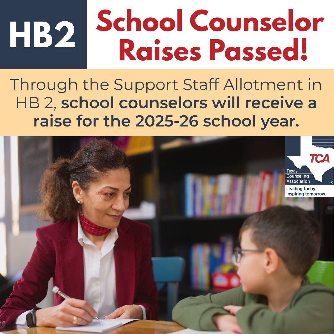 TxCAtweets's tweet image. Another win. Great work, counselors!
Your advocacy efforts are making a difference.