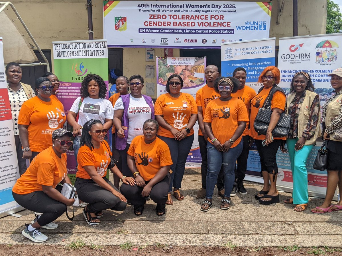Zero Tolerance for #GBV

<a href="/UNFPACameroon/">UNFPACameroon</a> 
<a href="/amplifyfund/">AmplifyChange</a> 
<a href="/giz_gmbh/">GIZ</a>