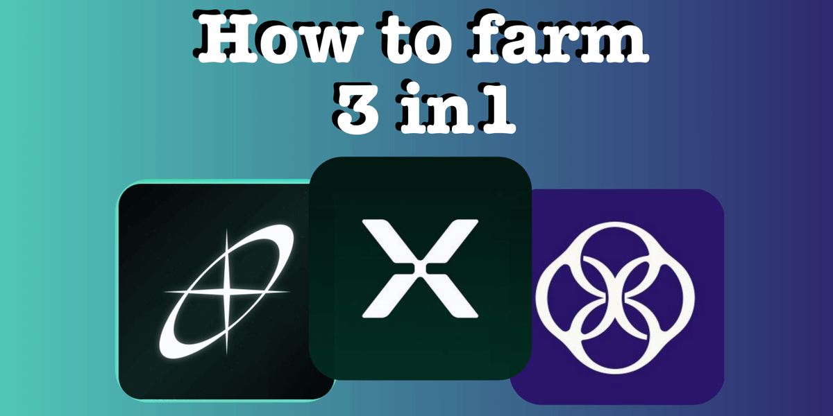 Yield across three platforms is great... 

But imagine farming all three at once on top of the yield 

Here is a guide on how to farm 3 airdrop in 1 place🧵👇