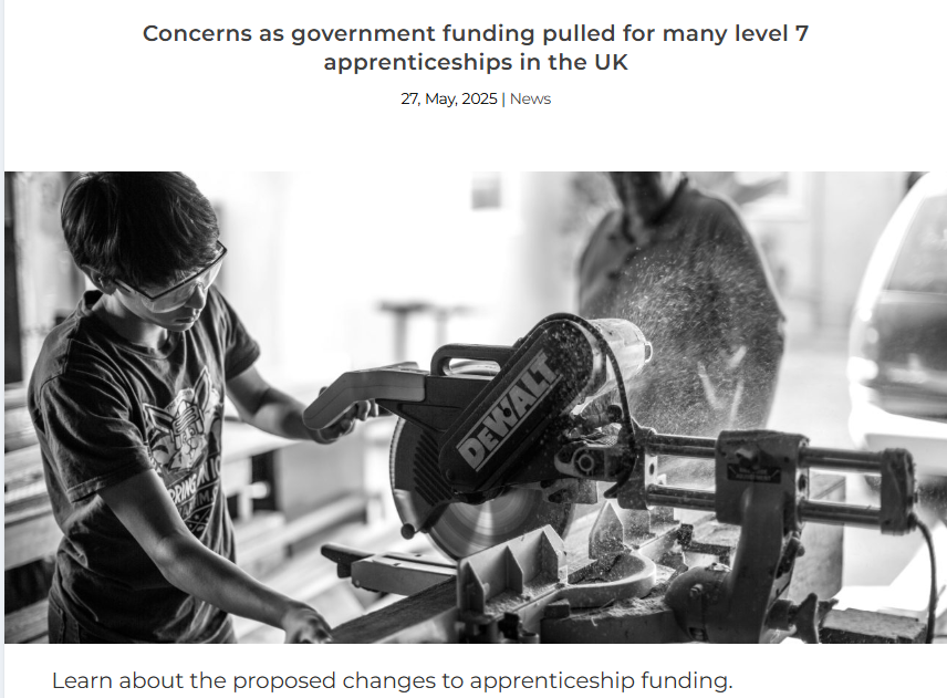 Kat Cauchiππππ¦π°π» (@k_cauchi) on Twitter photo 'Concerns as government funding pulled for level 7 apprenticeships in the UK' . Learn about the proposed changes to apprenticeship funding in #RISEEduMag. buff.ly/fiBmRaE <a href="/TechHeaddd/">TechHeaddd | Tech writer</a> <a href="/NetSupportGroup/">NetSupport</a> 'Concerns as government funding pulled for level 7 apprenticeships in the UK' . Learn about the proposed changes to apprenticeship funding in #RISEEduMag. buff.ly/fiBmRaE <a href="/TechHeaddd/">TechHeaddd | Tech writer</a> <a href="/NetSupportGroup/">NetSupport</a>