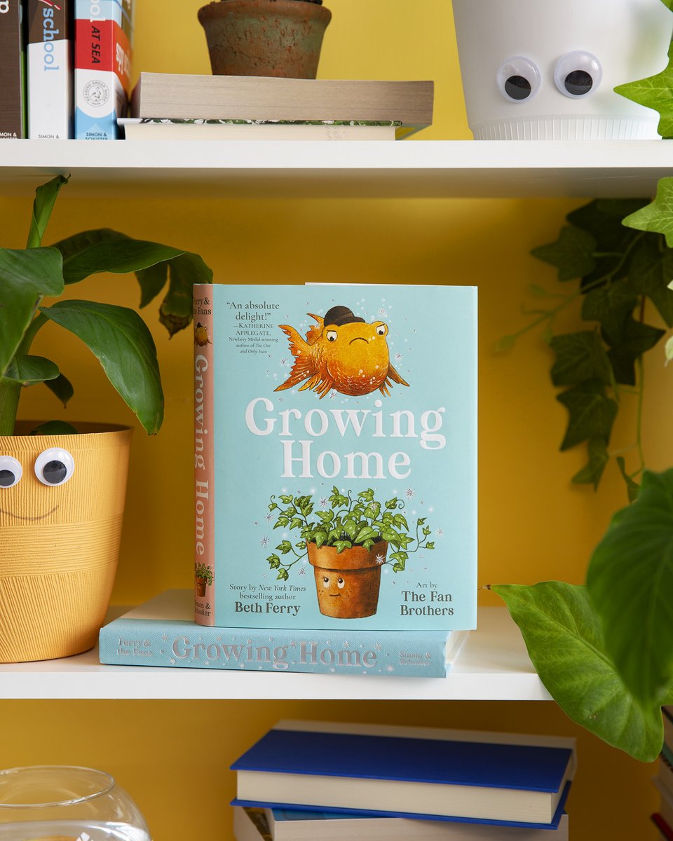 An unlikely team of talkative plants, a curious spider, and a grumpy goldfish use their newfound magical abilities to defend their family from a greedy human in this charming middle grade novel from New York Times bestselling author Beth Ferry, with illustrations from the