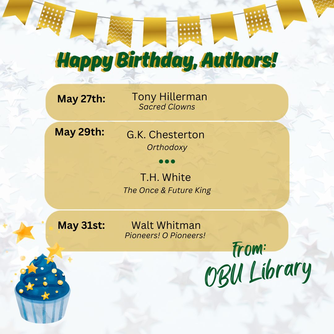Did you know that author Tony Hillerman was born in nearby Sacred Heart, OK? #authorbirthdays