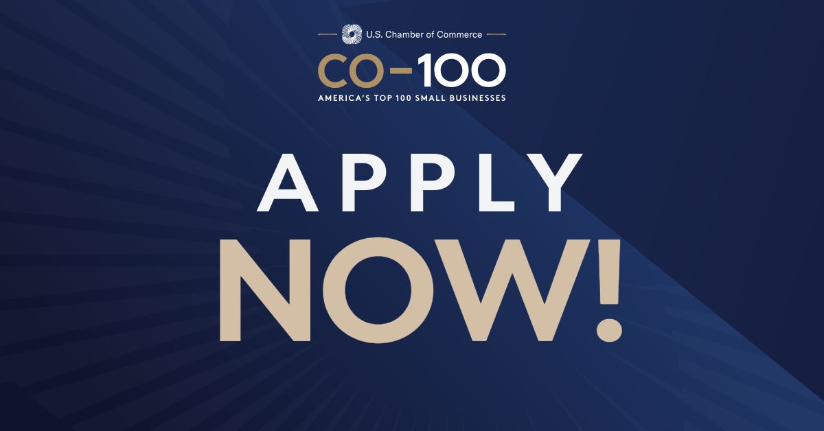 Apply. Win. Get recognized. The CO—100 is honoring America's 100 most impactful small businesses. Will yours make the list? Apply now! buff.ly/4UqKlYr #CO100