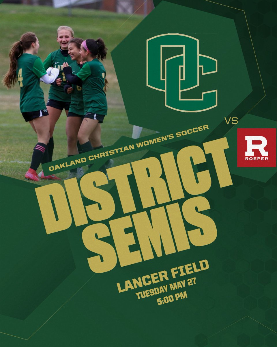 Lancers begin state tournament play today. OCS hosts Roeper in the district semis. Kickoff at 5pm. Admissions $7.
