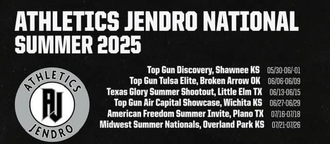 Back again with a schedule for this weekend and the summer! Come check out these amazing uncommitted players!🖤🤍 <a href="/AthleticsJendro/">Athletics Jendro National 18u.</a> <a href="/NEOSFTBLL/">Lady Norse Softball</a>