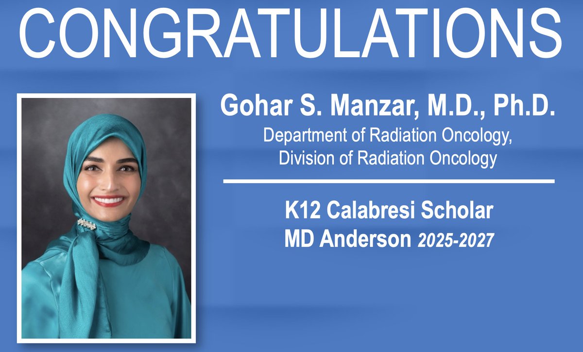 Albert Koong, MD PhD (@ackoongmdphd) on Twitter photo So proud of Dr. Manzar, a rising superstar in the #radonc field, specializing in pediatric cancers <a href="/MDAndersonNews/">MD Anderson Cancer Center</a>. #EndCancer #EndChildhoodCancer So proud of Dr. Manzar, a rising superstar in the #radonc field, specializing in pediatric cancers <a href="/MDAndersonNews/">MD Anderson Cancer Center</a>. #EndCancer #EndChildhoodCancer