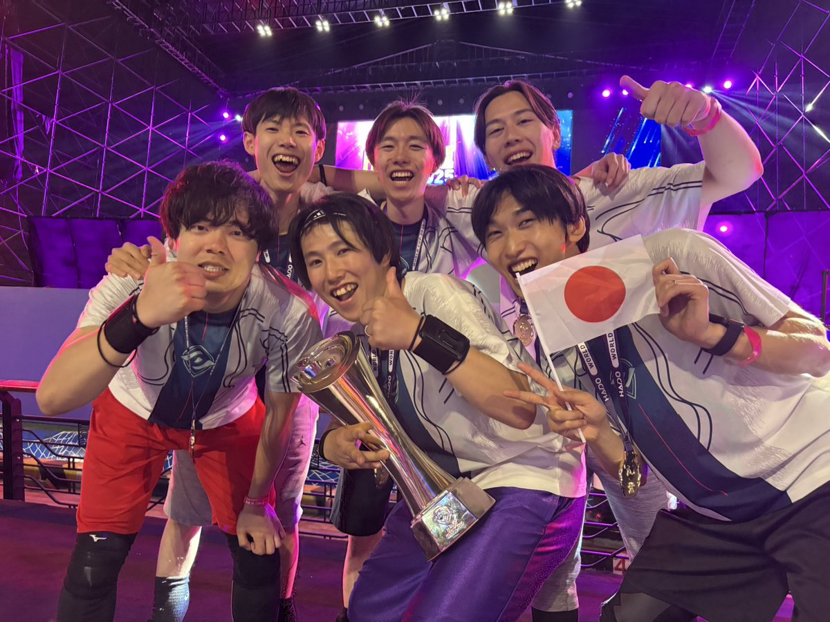 #HADOWORLDCUP2025
優勝しました

最高の舞台で最高の結果を残すことができました

 正直、プレッシャー凄かったですが、
たくさんの応援が力になりました。応援してくださった皆様本当にありがとうございました

メインコートからの光景や現地での盛り上がり、一生忘れないです

夢のような時間でした